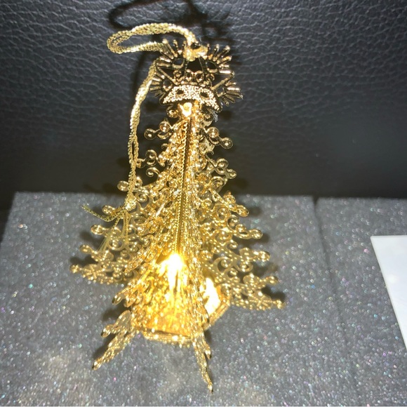 2003 Annual Gold Christmas Ornament “O’ Christmas Tree” By Danbury Mint - Picture 4 of 7